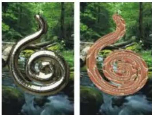 COREL Painter 2015 - Pour appliquer une source de réplique ou un motif à la réflexion Métal liquide - 2