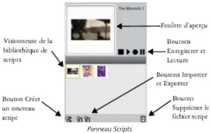 COREL Painter 2015 - Affichage du panneau Scripts - 1
