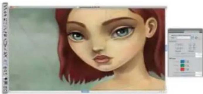 COREL Painter 2015 - Utilisation de l'outil Divine proportion - 1