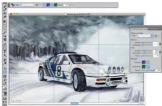 COREL Painter 2015 - Utilisation de la grille de mise en page - 1
