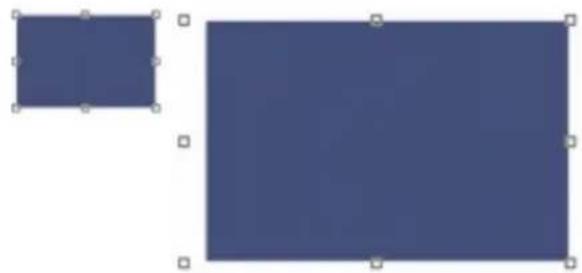 COREL Painter 2015 - Redimensionnement, rotation, inclinaison et application d'une symétrie aux formes - 1