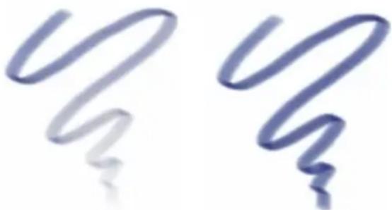 COREL Painter 2015 - Options de la zone Débit - 3