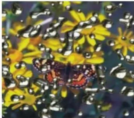 COREL Painter 2015 - Outil Métal liquide Exemple - 1