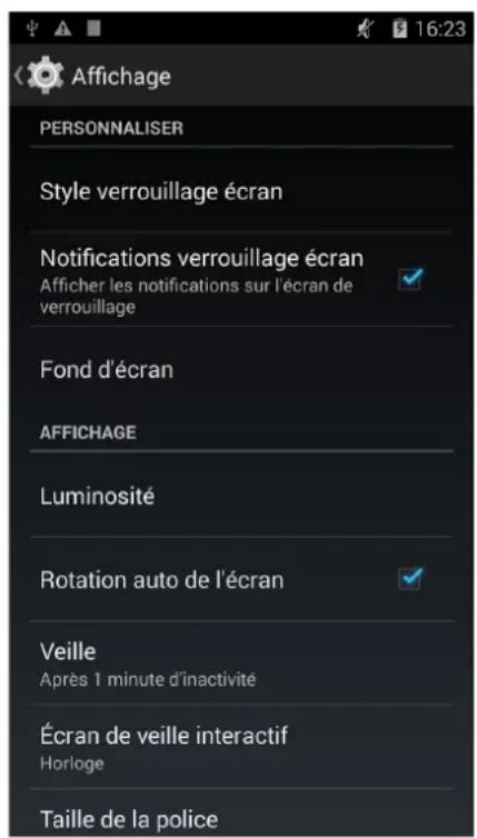 bq Aquaris E6 - Affichage - 1