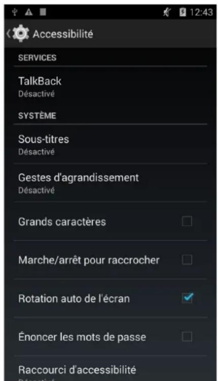 bq Aquaris E6 - Accessibilité - 1