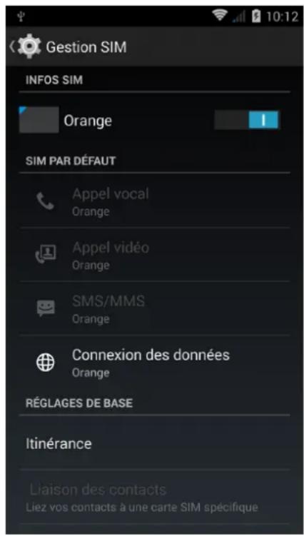 bq Aquaris E6 - Gestion SIM - 1