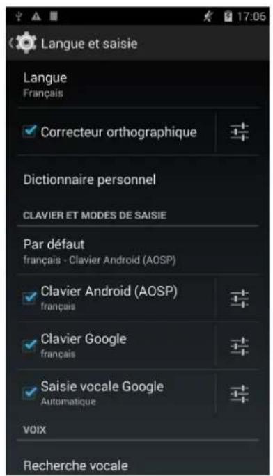 bq Aquaris E6 - Langue et saisie - 1