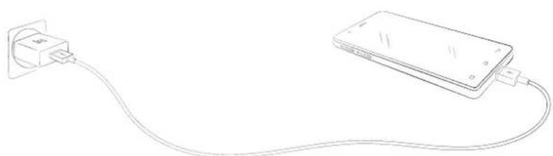 bq Aquaris E6 - Charger la batterie et transférer des fichiers - 1