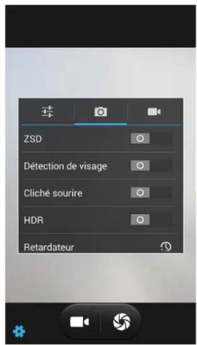 bq Aquaris E6 - - Réglages de l'appareil photo - 1