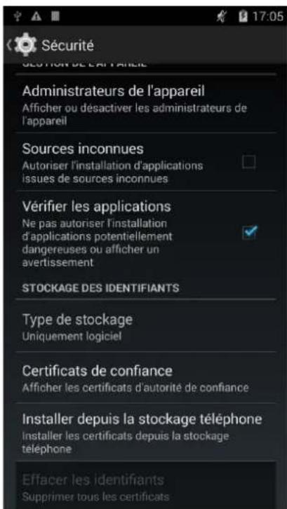 bq Aquaris E6 - Applications de source inconnue - 1