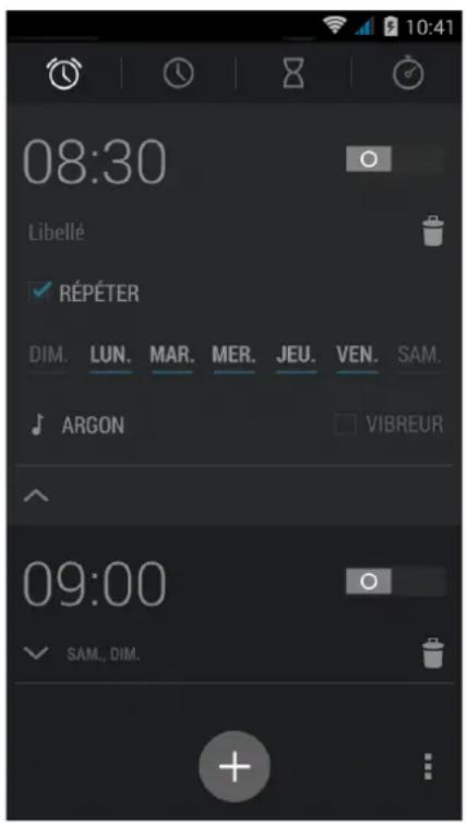 bq Aquaris E6 - Horloge - 1