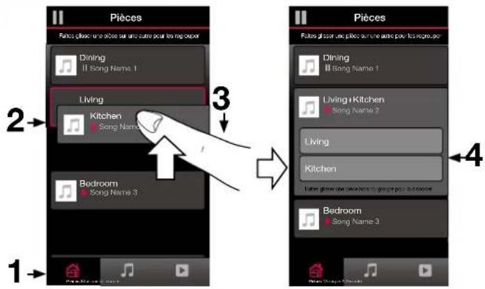 DENON HEOS 3 - ■ Association de pieces - 1