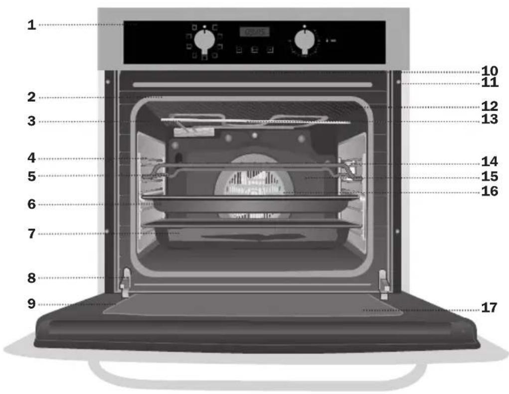 Foster KE multifunzione 9F - KE 9F 60 MTL INOX - 1