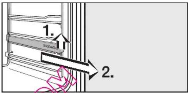 MIELE H 5247 BP - Repositionner les rails coulissants FlexiClips - 1