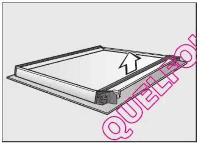MIELE H 5247 BP - Désassembler la porte - 3