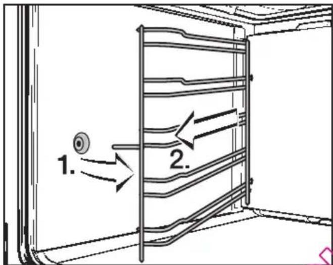 MIELE H 5247 BP - Abaisser la résistance de voûte + gril - 1