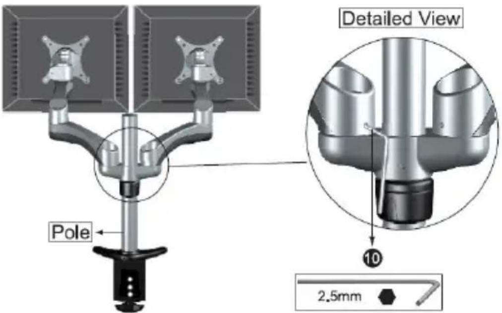 StarTech.com ARMDUAL - LCDアーム機構の取り付け - 2