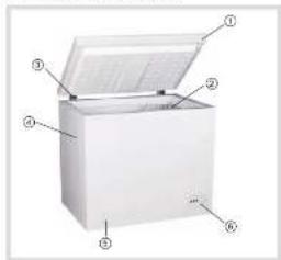 INDESIT OF 1A 100 - GEFRIERTRUHE - 1