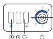 INDESIT OF 1A 100 - Replacing the light bulb - 1
