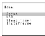 ONKYO TXSR333 - Uso del menu Inicio - 1