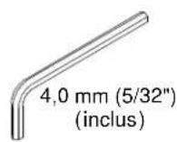 Chief VCM35B - OUTILS NÉCESSAIRES À L'INSTALLATION - 3