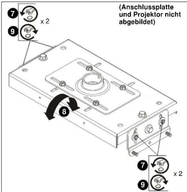 Chief VCM35B - Drehung um die Querachse (vertikale Anhebung) (Siehe Abb. 6) - 1