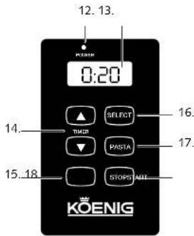 KOENIG B02106 - Bedienteil: - 1
