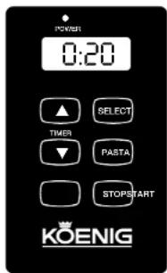 KOENIG B02106 - Preparazione del cake (programma 6): - 2