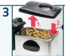 KOENIG Fry 3 - In der Fritteuse erstartes Frittierfett schmelzen   Faire fondre laGRAisse solidifiée dans la friteuse   Sciogliere il grasso indurito nella friggitrice - 4