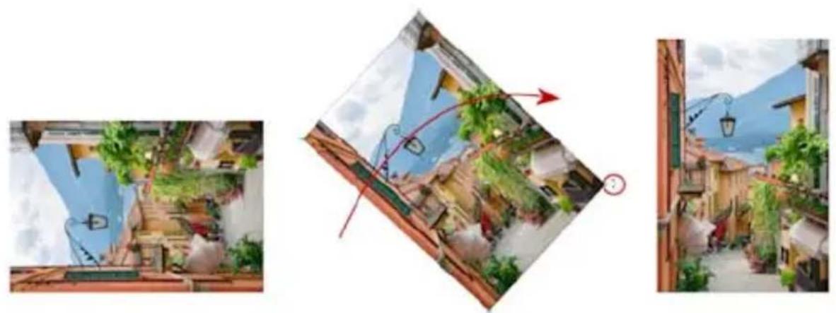 COREL PaintShop Pro X7 Ultimate - Rotation des images - 1