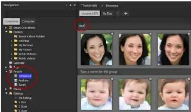 COREL PaintShop Pro X7 Ultimate - Pour trier vos photos en fonction des personnes qui y figurent   Espace de travail Gestion de photos - 1