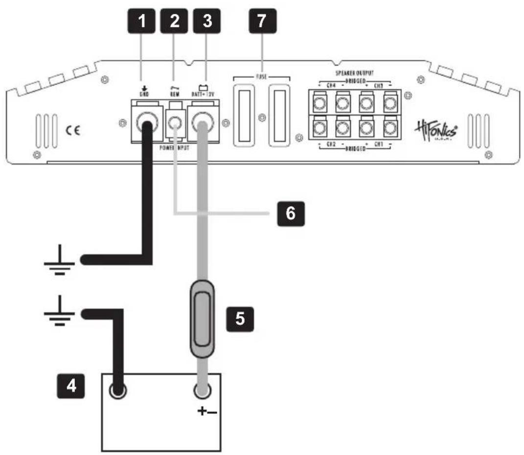 Hifonics NXi4404 - Procedimiento 5: - 2