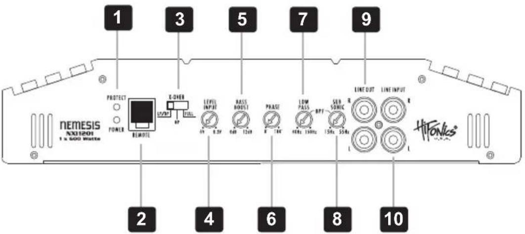 Hifonics NXi1201 - Procedimiento 5: - 1