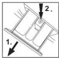 HAIER HW70B1426 - Cleaning the detergent drawer - 1