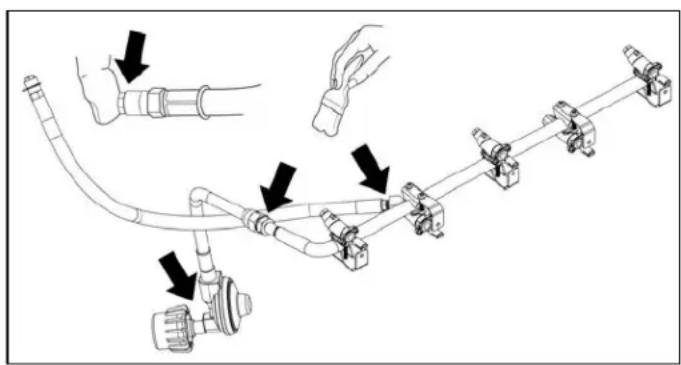 KOENIG B08184 - Installation de la bouteille de gaz liquide et test d'étanchéité - 2