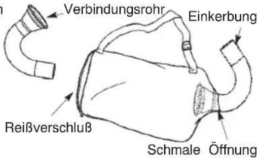 MCCULLOCH GBV 325 - MONTAGE DES SAUGBETRIEB MONTAGE DES FANGSACKS - 1
