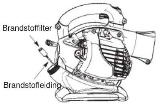 MCCULLOCH GBV 325 - BRANDSTOFFFILTER VERVANGEN - 1