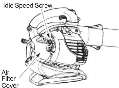 MCCULLOCH GBV 325 - Idle Speed Adjustment - 1