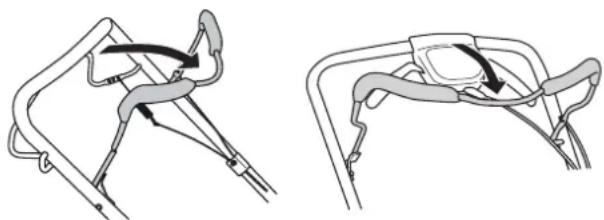 Comprobación de la empuñadura de freno del motor 1