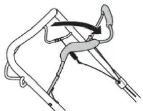 Vérification de la poignée de freinage du moteur 1