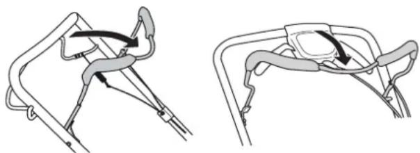 Kontrollere motorbremsehandtaket 1