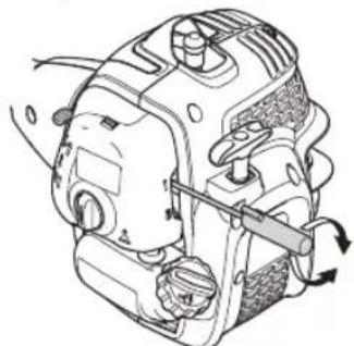 MCCULLOCH T26 CS - Adjustment of the idle speed - 1