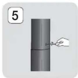 SAMSUNG HTF9759W - Installation des enceintes sur le pied type Tallboy - 5