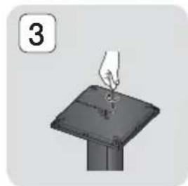 SAMSUNG HTF9759W - Installation des enceintes sur le pied type Tallboy - 3