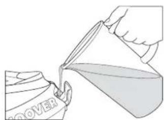 HOOVER SFD 41022 - Hoofdstuk 2.2 - Het waterreservoir vullen - 1