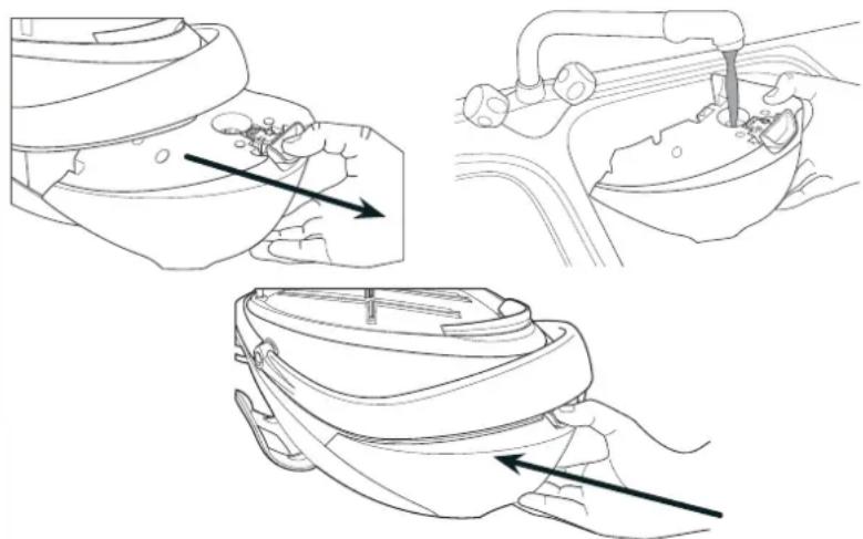 HOOVER SRP 41051 - Chapter 2.2 - Filling the Water Tank - 1