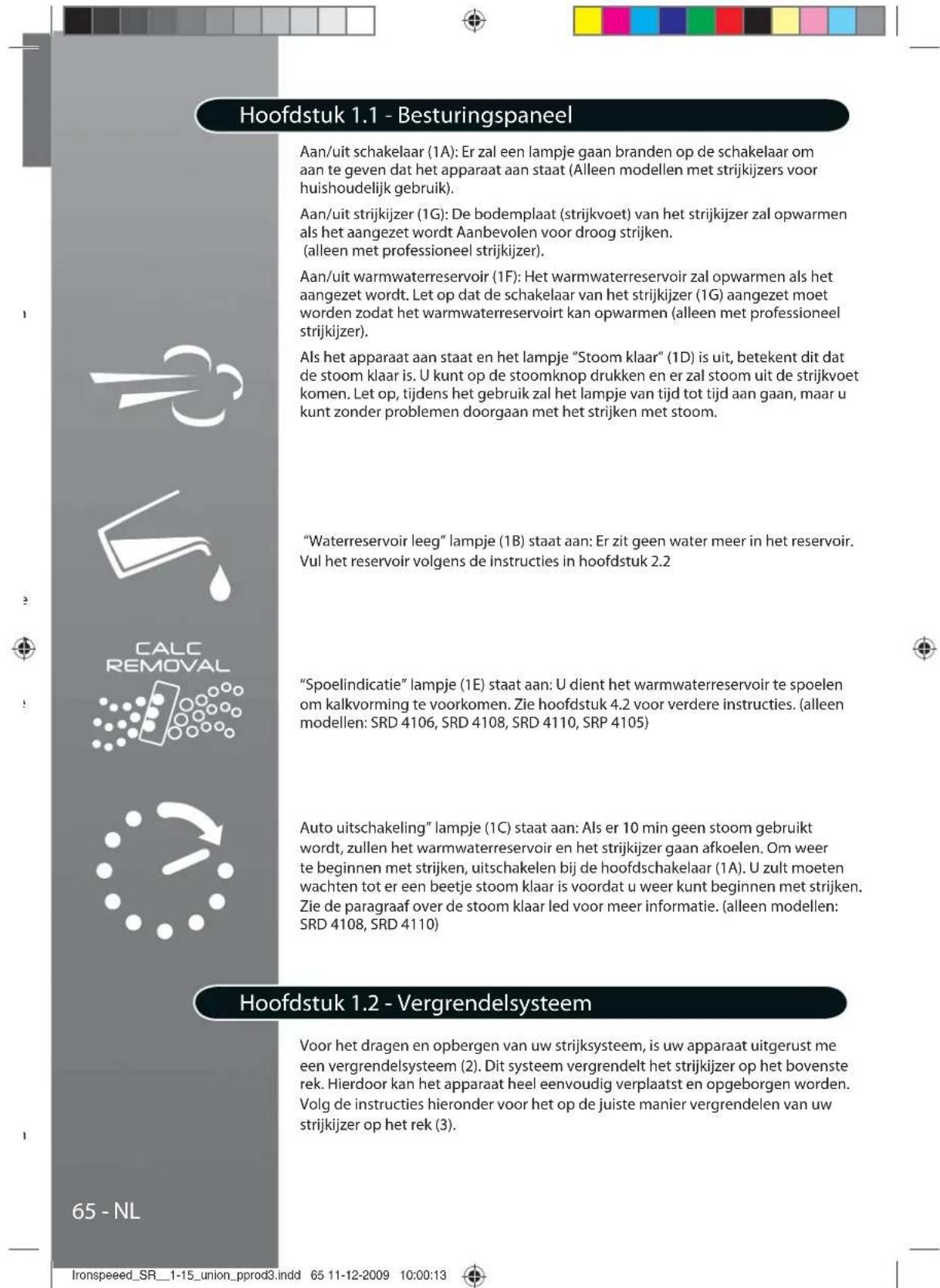 HOOVER SRP 41051 - Belangrijke veiligheidsinstructies - 1