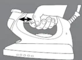 HOOVER SRD 41102 - Hoofdstuk 3.1 - De temperatuur van de strijkvoet reguleren - 5