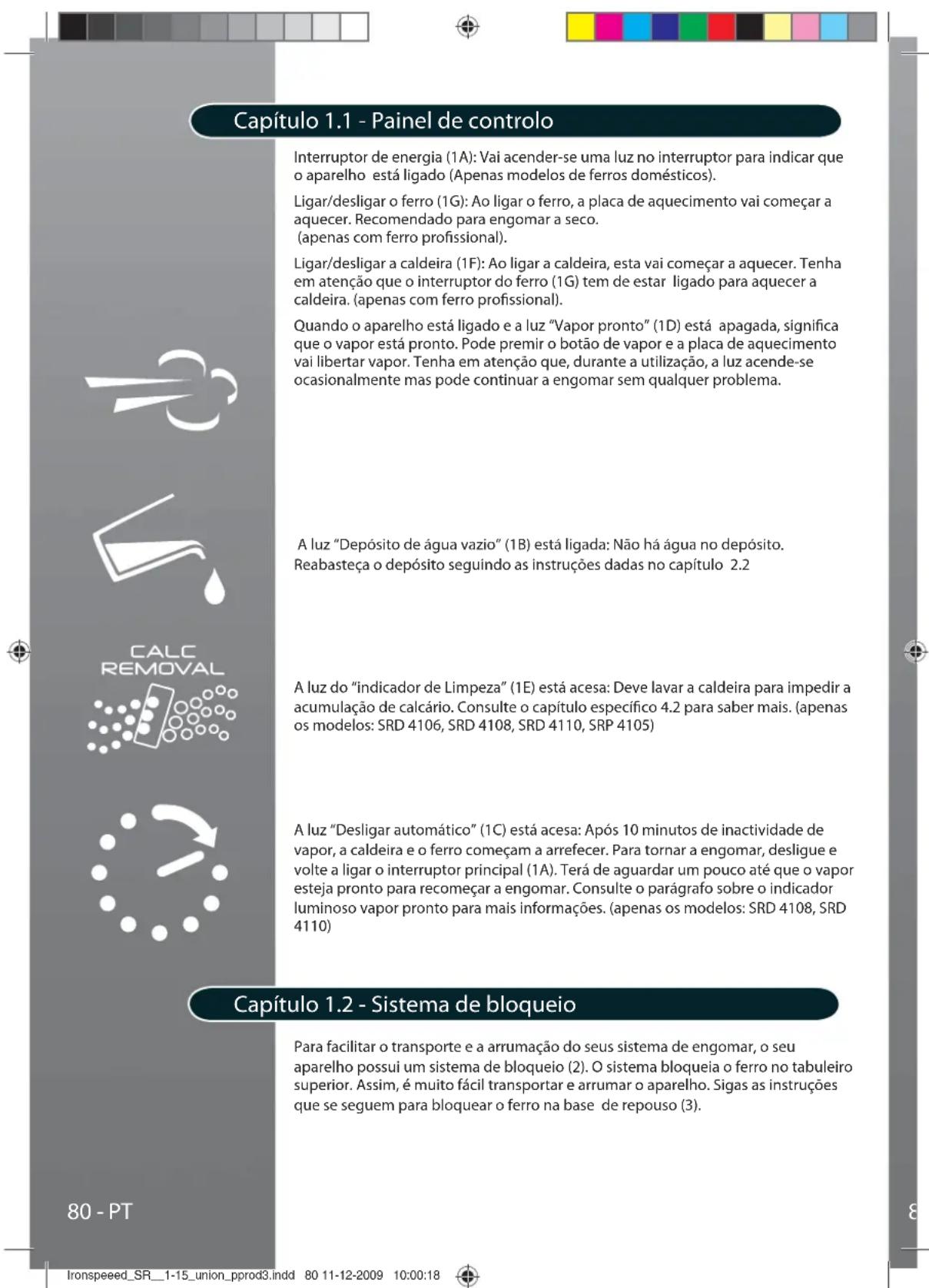 HOOVER SRD 41102 - Importantes Instruções de Segurança - 1
