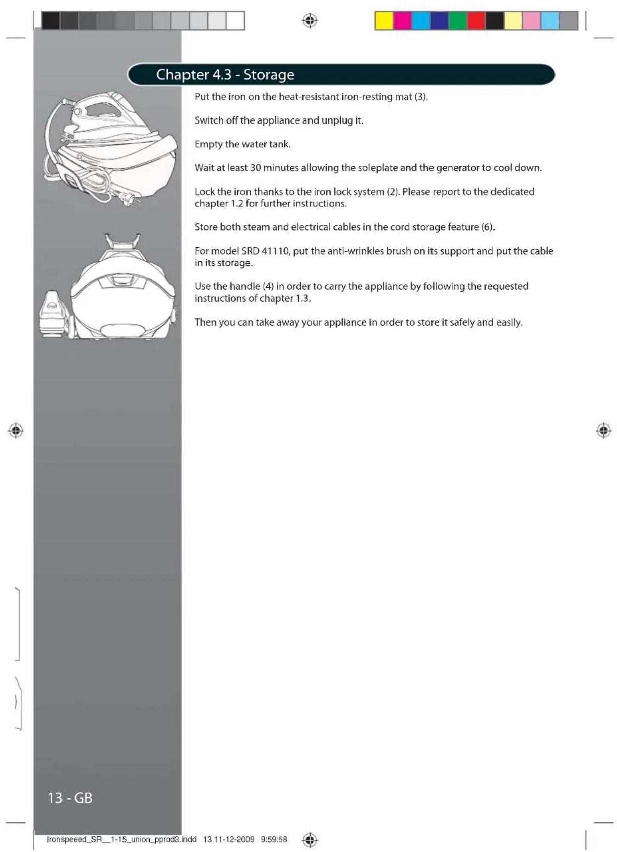HOOVER SRD 41102 - Models Without "Rinse" Light - 6